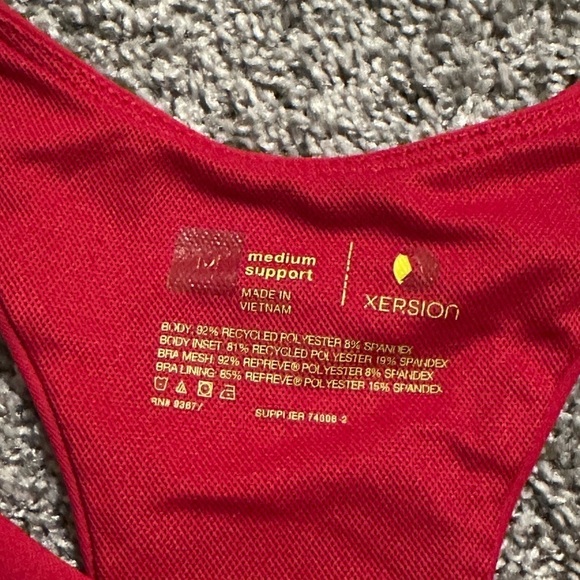 Xersion Medium Support Racerback Sports Bra - Picture 5 of 11